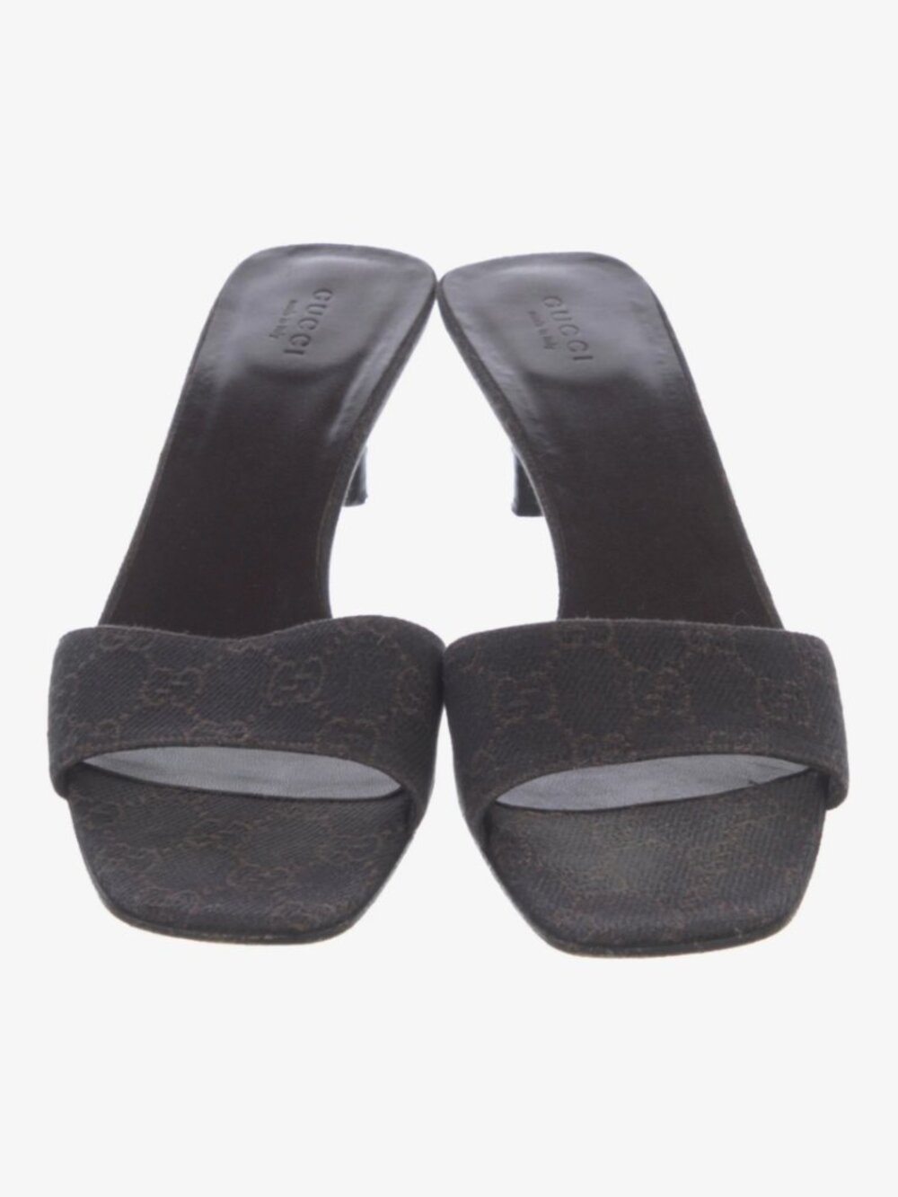 Vintage Gucci Tom Ford Monogram Canvas Mule Sandals